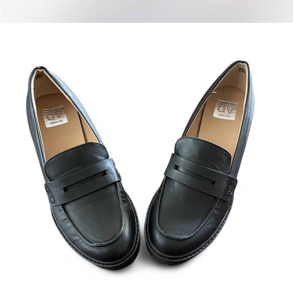 Dolce Vita Platform Leather Loafers